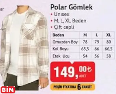 POLAR GÖMLEK POLAR GÖMLEK